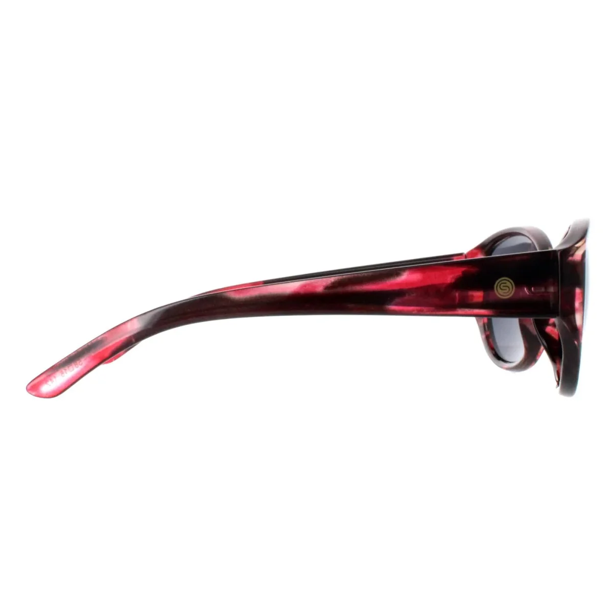 Smarty Sunglasses X2118 C Transparent Fiber Fuchsia Red Grey - Image 5