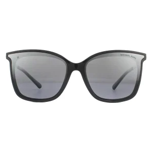 Michael Kors Sunglasses Zermatt 2079U 333282 Black Silver Grey Gradient Mirror Polarized