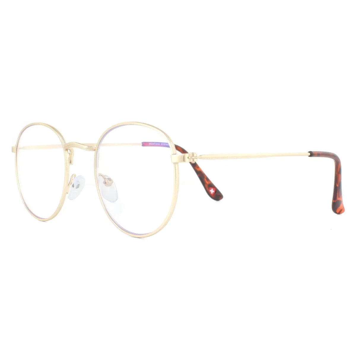 Montana Reading Glasses HBLF54-A Gold Blue Light Block 0.00 - Image 3