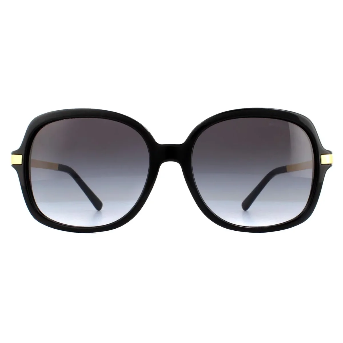 Michael Kors Sunglasses Adrianna II 2024 316011 Black Gold Light Grey Gradient