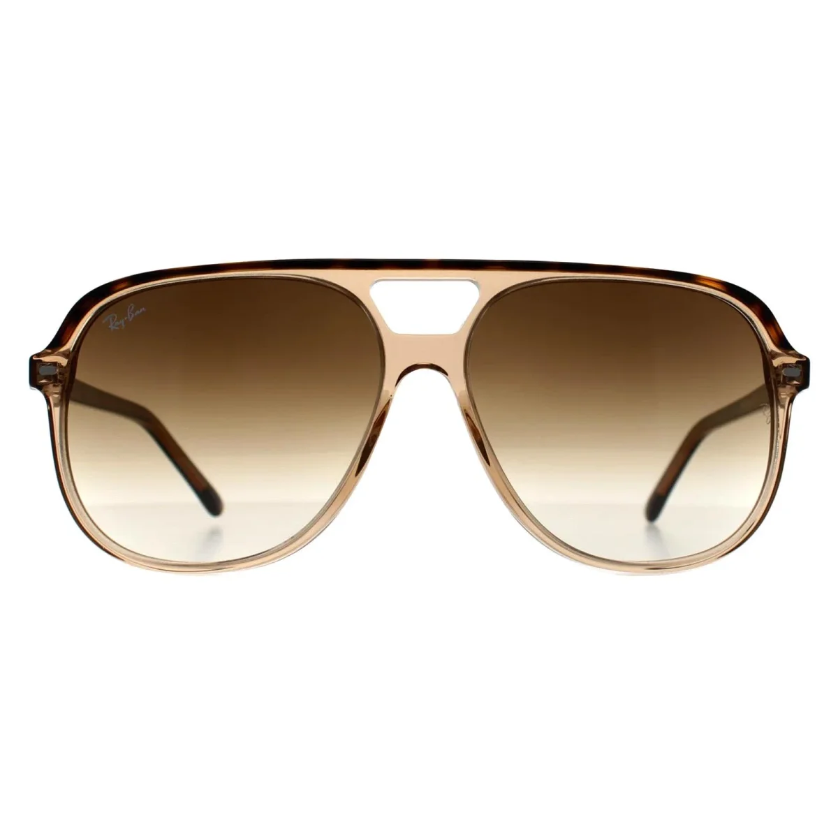 Ray-Ban Sunglasses Bill RB2198 129251 Polished Havana On Transparent Brown Light Brown Gradient - Image 2