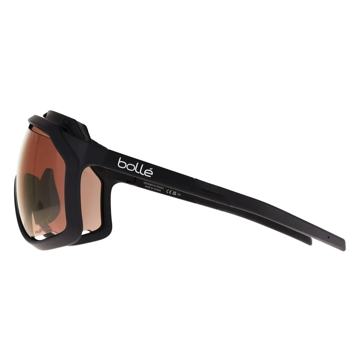 Bolle Sunglasses Chronoshield BS018003 Matte Black Phantom Brown Red Photochromic - Image 4