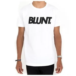 TSHIRT BLUNT LOGO (White)