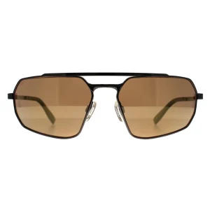 Serengeti Sunglasses Hinkley SS570002 Shiny Gunmetal Saturn Polarized Drivers Gold Photochromic
