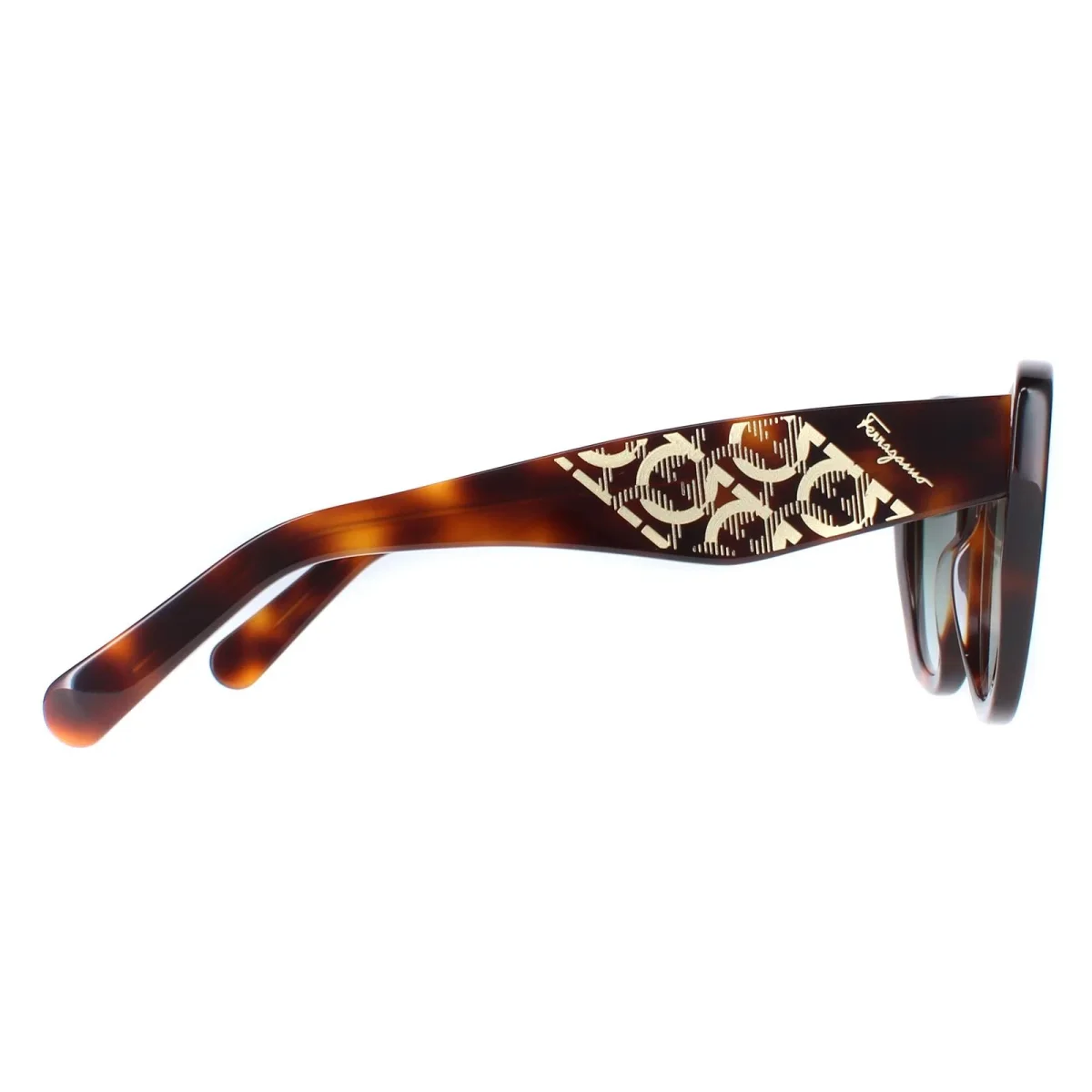 Salvatore Ferragamo Sunglasses SF1022S 214 Tortoise Grey Gradient - Image 5