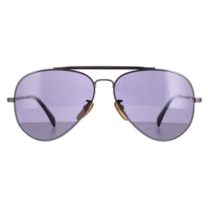 David Beckham Sunglasses DB1004/S V81 M9 Dark Ruthenium Grey Grey Polarized