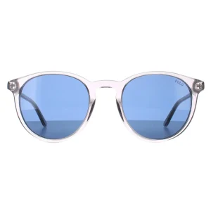Polo Ralph Lauren Sunglasses PH4110 541380 Shiny Transparent Grey Dark Blue