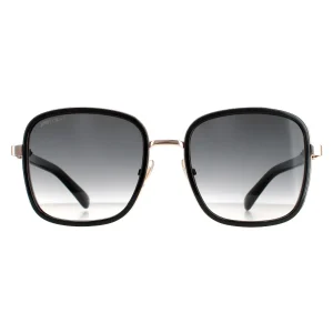 Jimmy Choo Sunglasses Elva/S 2M2 9O Black Gold Grey Gradient