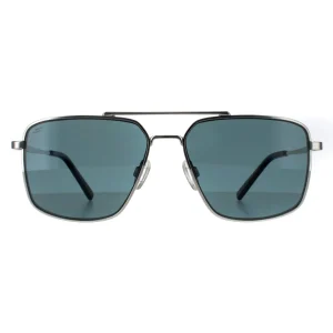 Serengeti Sunglasses Aitkin SS554003 Shiny Silver Saturn Petrol Blue Polarized