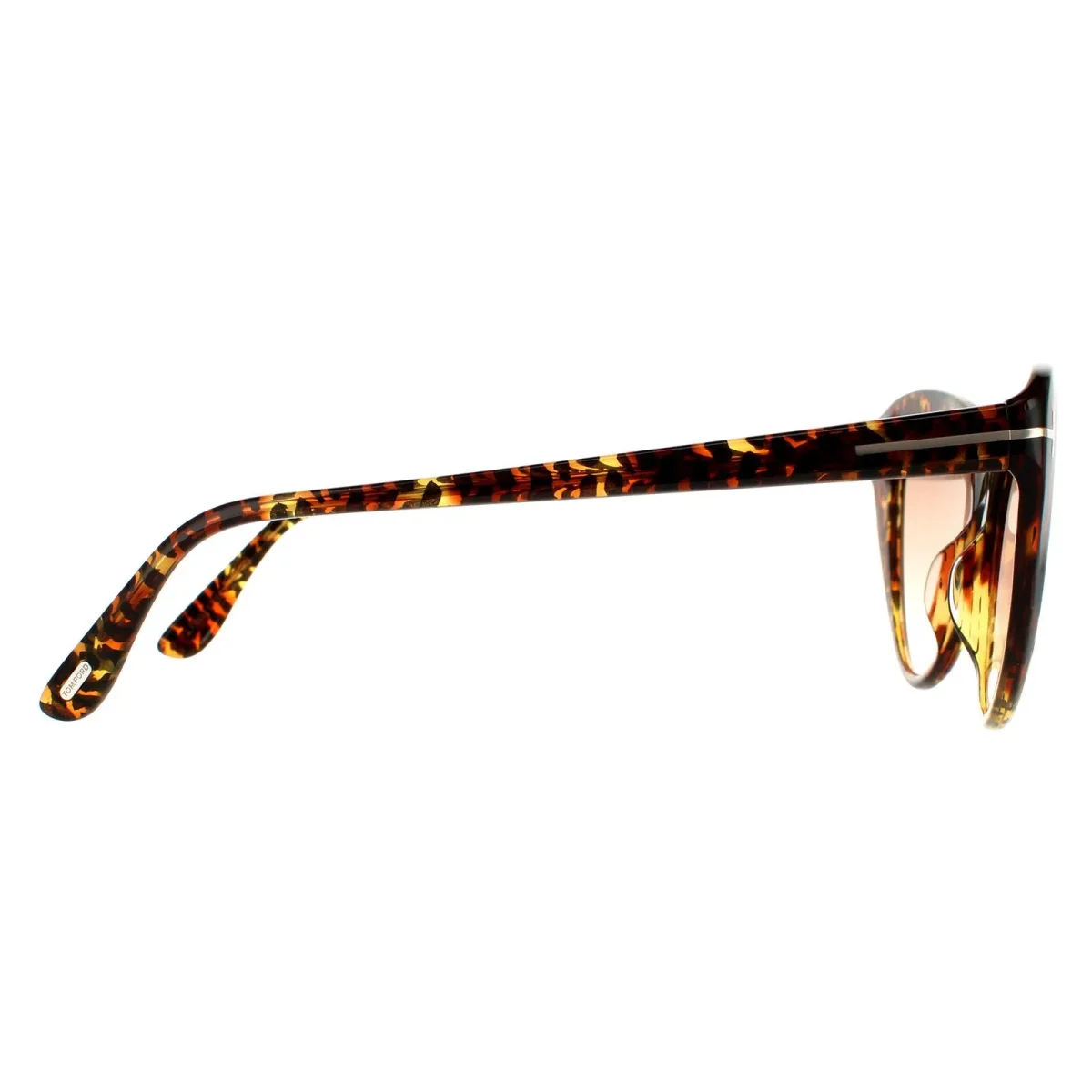 Tom Ford Sunglasses Harlow FT0869 52F Dark Havana Brown Gradient - Image 5
