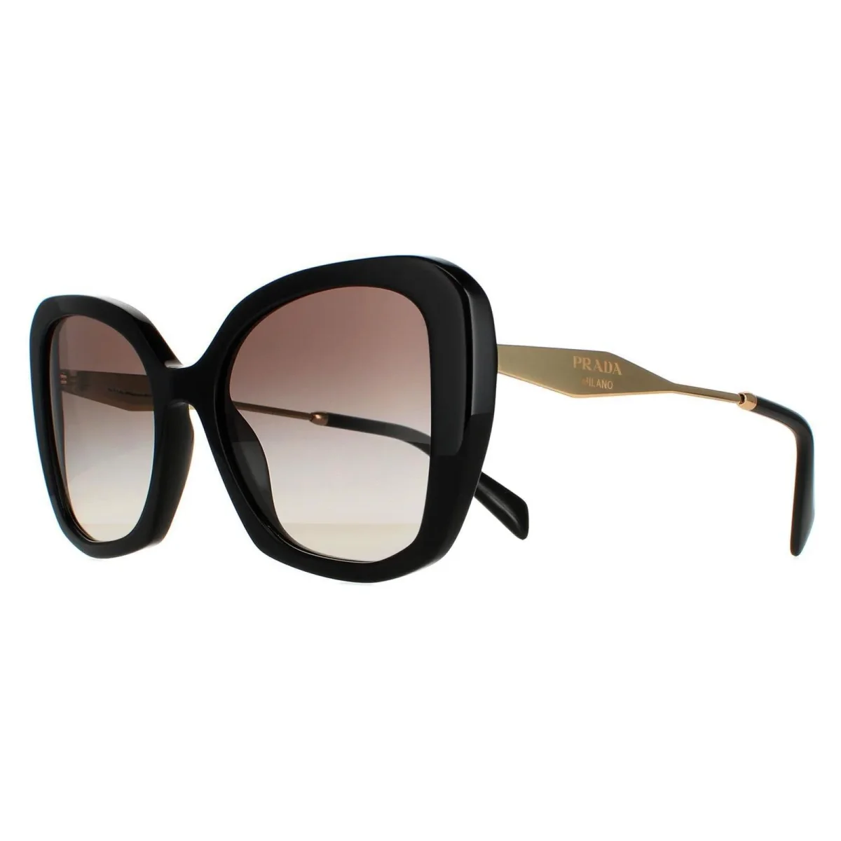 Prada Sunglasses PR03YS 1AB0A7 Black Grey Gradient - Image 3