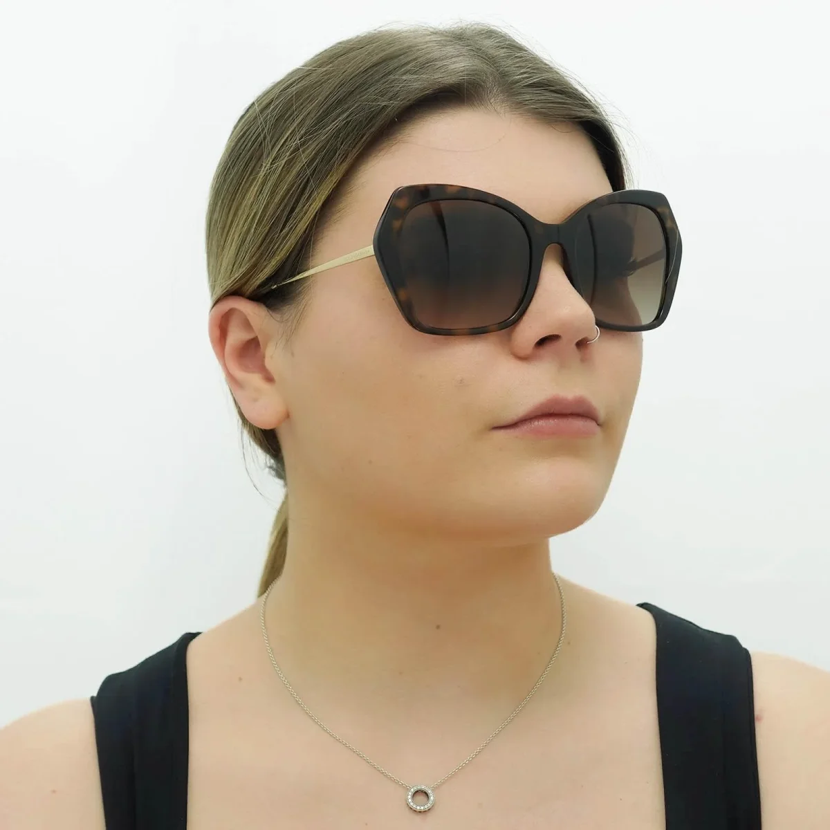 Dolce & Gabbana Sunglasses DG4399 502/13 Havana Brown Gradient - Image 7