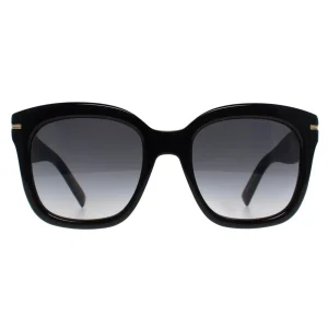 Hugo Boss Sunglasses BOSS 1731/S 807 9O Shiny Black Grey Gradient with Light Mirror