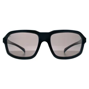Serengeti Sunglasses Hext SS571005 Shiny Dark Blue Spray on Milky Blue Saturn Polarized Smoke