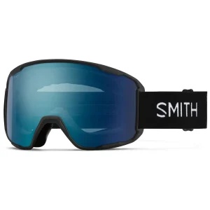 Smith Ski Goggles Preview 0JX 4B Black ChromaPop Everyday Blue Mirror