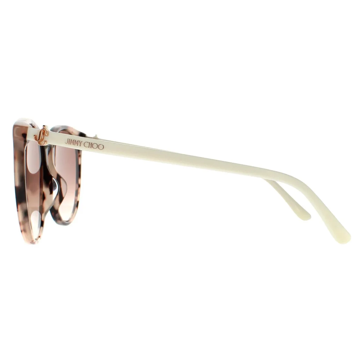 Jimmy Choo Sunglasses ILANA/F/SK 086 HA Pink Havana Brown Gradient - Image 4