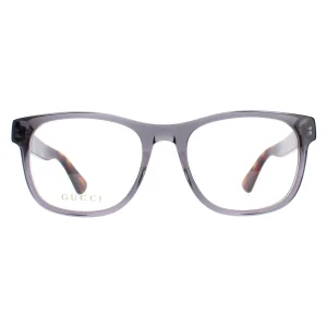 Gucci Glasses Frames GG0004ON 004 Transparent Grey Men