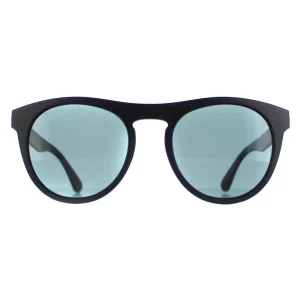 Serengeti Sunglasses Kingman SS572004 Matte Black Saturn Polarized Petrol Blue