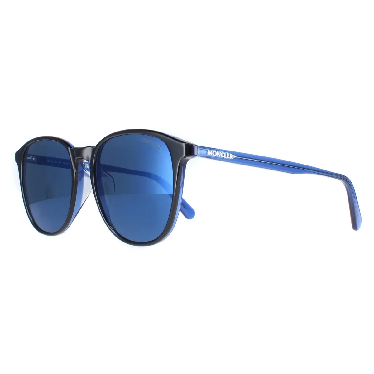 Moncler Sunglasses ML0189-F 92D Shiny Black Blue Polarized - Image 3