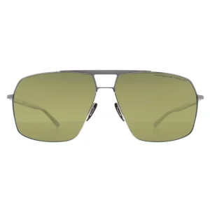 Porsche Design Sunglasses P8930 B Palladium Green Silver Mirror