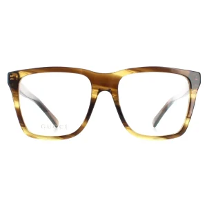 Gucci Glasses Frames GG0452O 004 Gold Havana Men