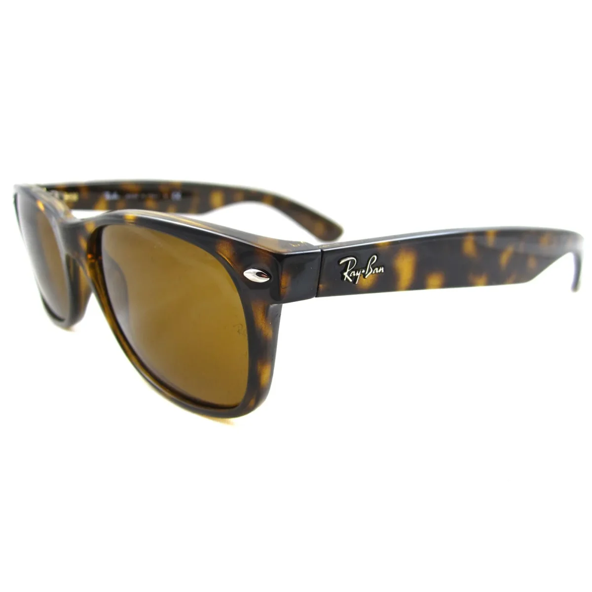Ray-Ban Sunglasses New Wayfarer 2132 710 Light Havana Brown 55mm - Image 3