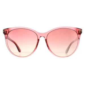 Tom Ford Sunglasses Maxim FT0787 72T Shiny Transparent Antique Pink Pink Gradient